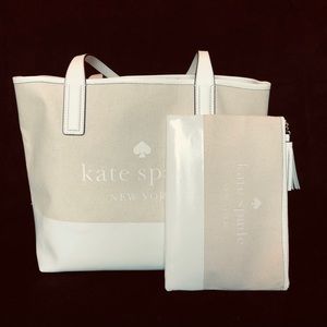 Kate Spade White Tote